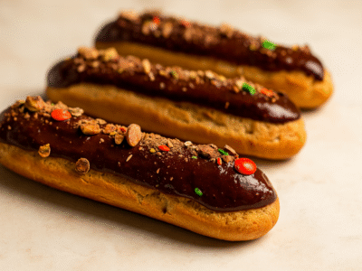 Éclairs au chocolat